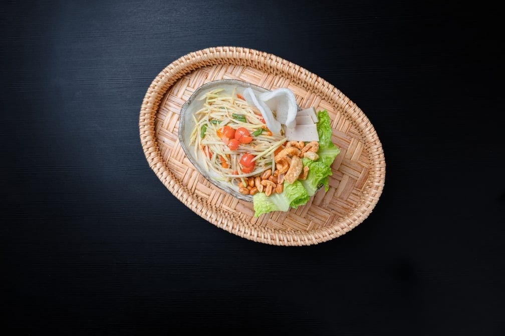 Tum Mak Houng (Papaya Salad) ຕໍ່າໜາກຮຸ່ງ.